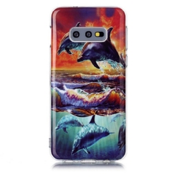 Kuori Samsung Galaxy S10e Dolphins Go Free