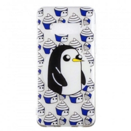 Kuori Samsung Galaxy S10e Transparent Penguins