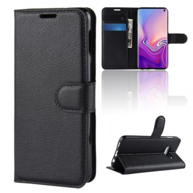 Nahkakotelo Samsung Galaxy S10e Faux Leather Retro