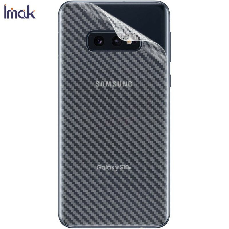 Selkäsuojakalvo Samsung Galaxy S10E Carbon Style Imak Puhelimelle