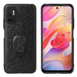 Case Poco M3 Pro 5G Glitter Ring-kiinnike