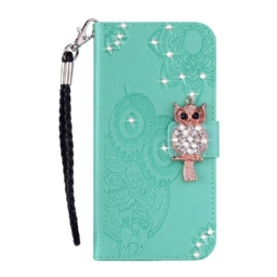 Flip Case Poco M3 Pro 5G Pöllö Ja Charm