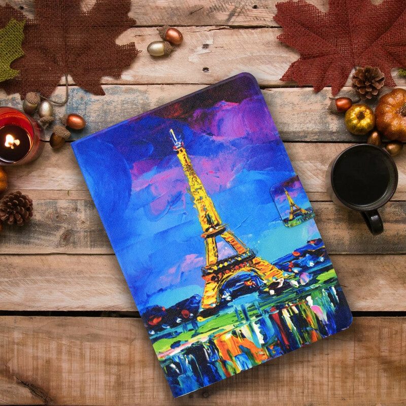 Kotelot iPad Air (2022) Eiffel-torni Art