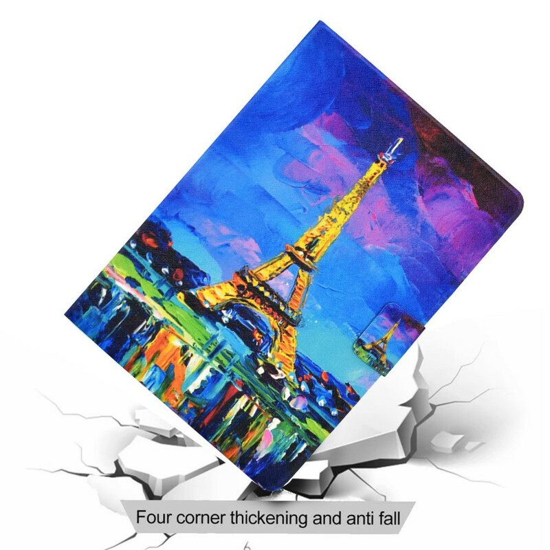 Kotelot iPad Air (2022) Eiffel-torni Art