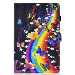 Kotelot iPad Air (2022) Rainbow Butterflies