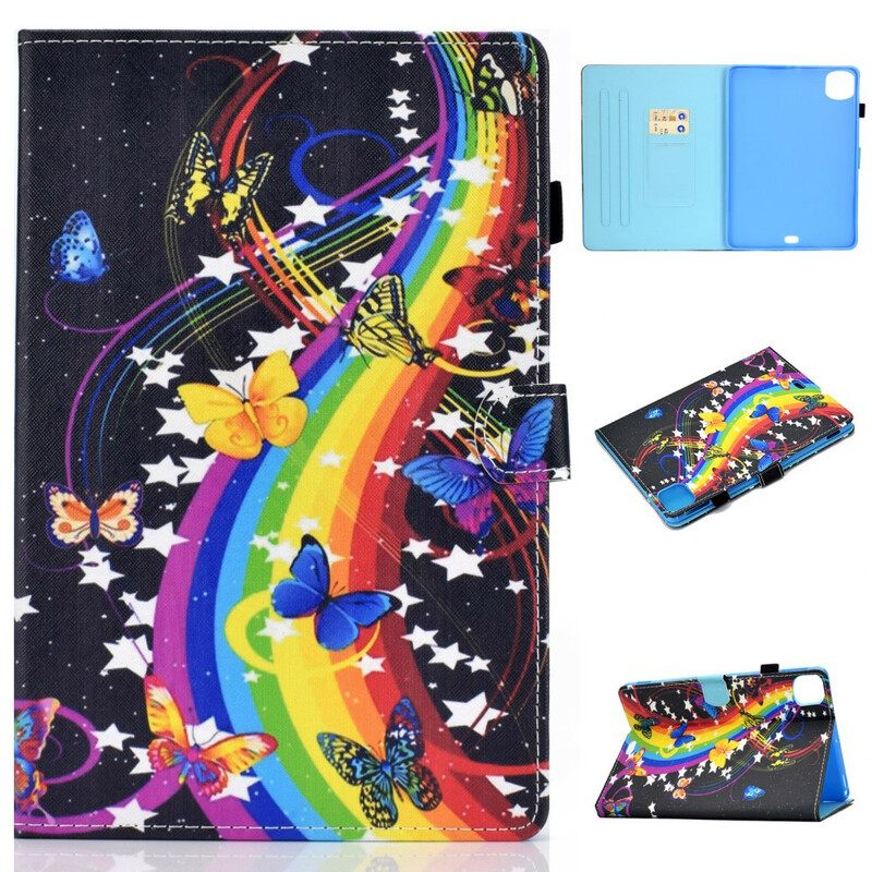 Kotelot iPad Air (2022) Rainbow Butterflies