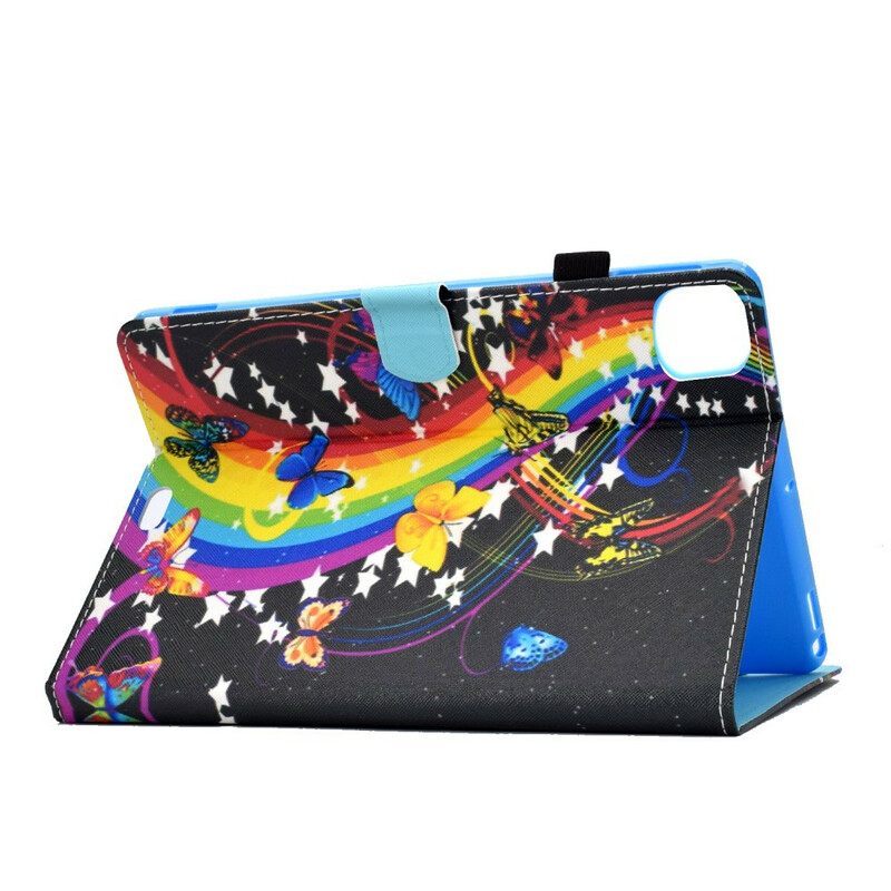 Kotelot iPad Air (2022) Rainbow Butterflies