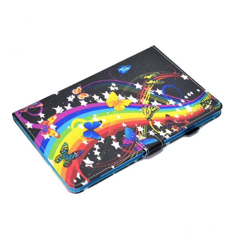 Kotelot iPad Air (2022) Rainbow Butterflies