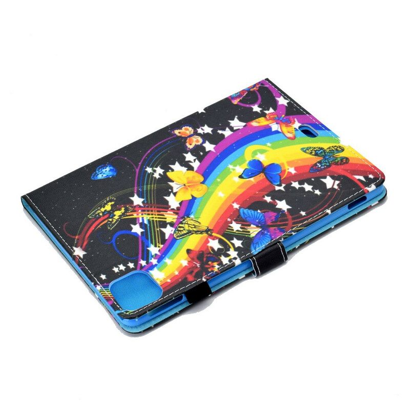 Kotelot iPad Air (2022) Rainbow Butterflies