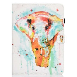 Kotelot iPad Air (2022) Watercolour Elephant