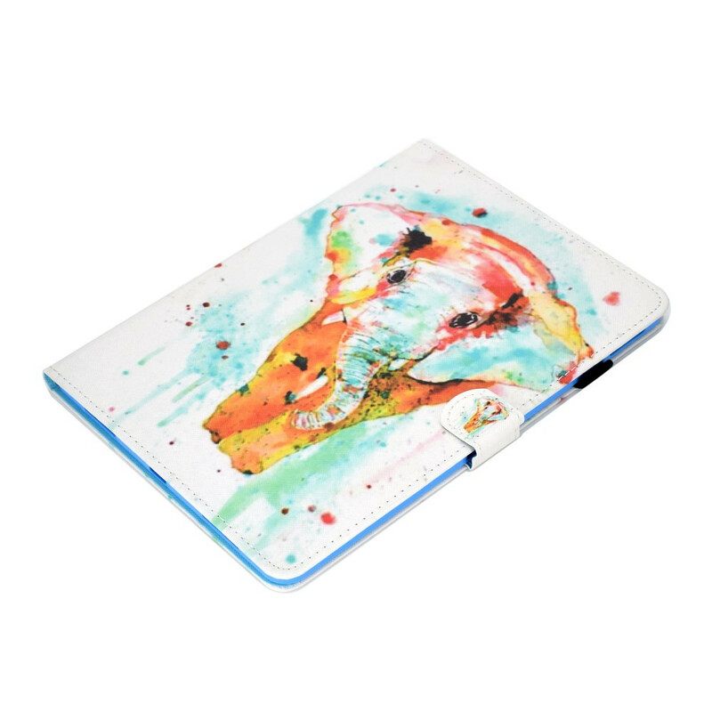 Kotelot iPad Air (2022) Watercolour Elephant