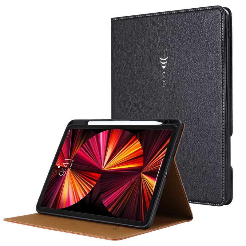 Kuoret iPad Air (2022) Gebei Litchi Faux Leather