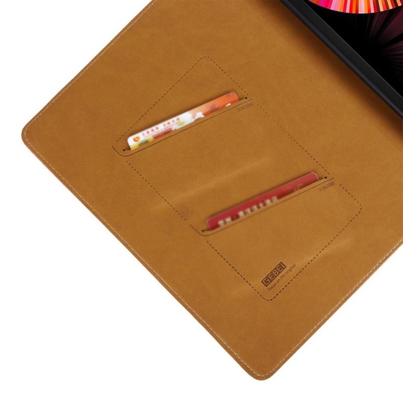 Kuoret iPad Air (2022) Gebei Litchi Faux Leather