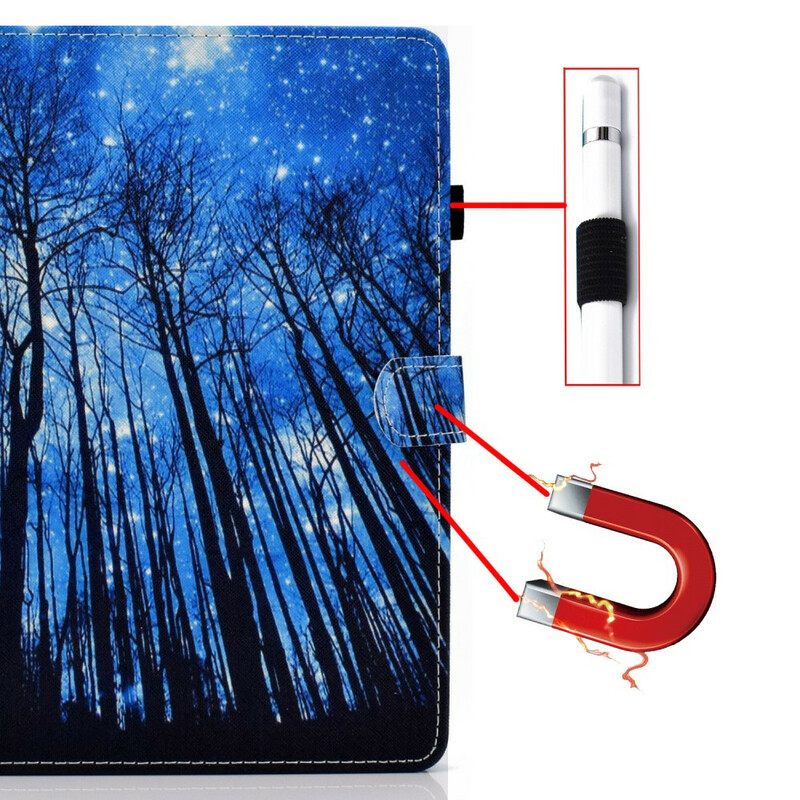 Nahkakotelo iPad Air (2022) Night Forest