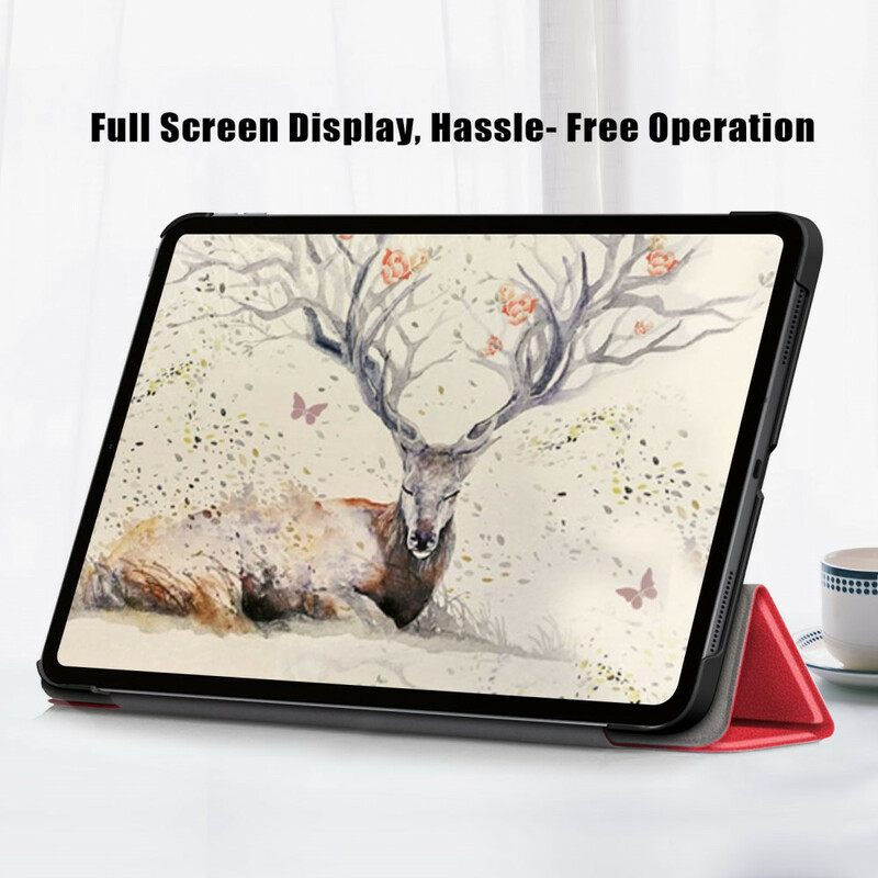 Puhelinkuoret iPad Air (2022) Lychee Faux Leather