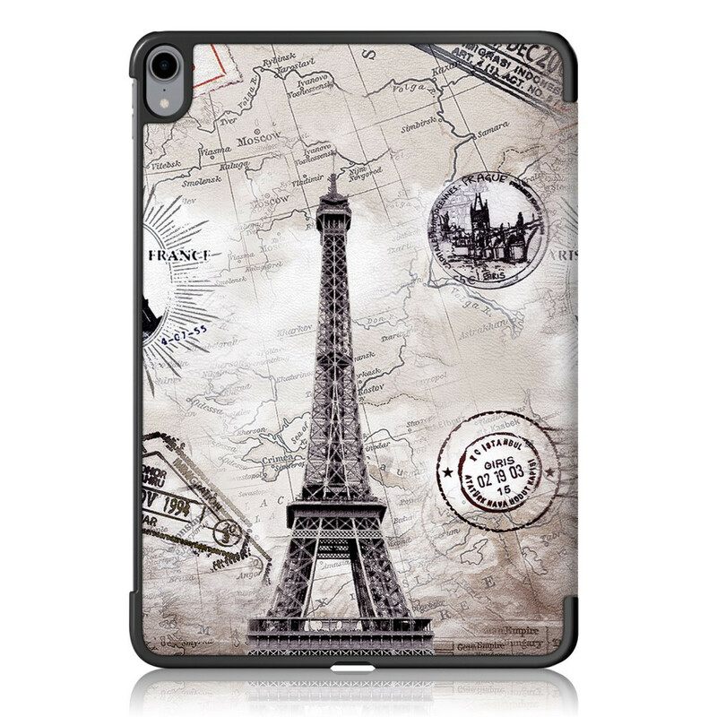 Puhelinkuoret iPad Air (2022) Retro Eiffel-torni