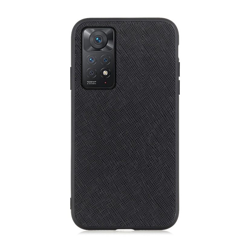 Case Xiaomi Redmi Note 11 Pro 4G / 5G Aito Kuvioitu Nahka