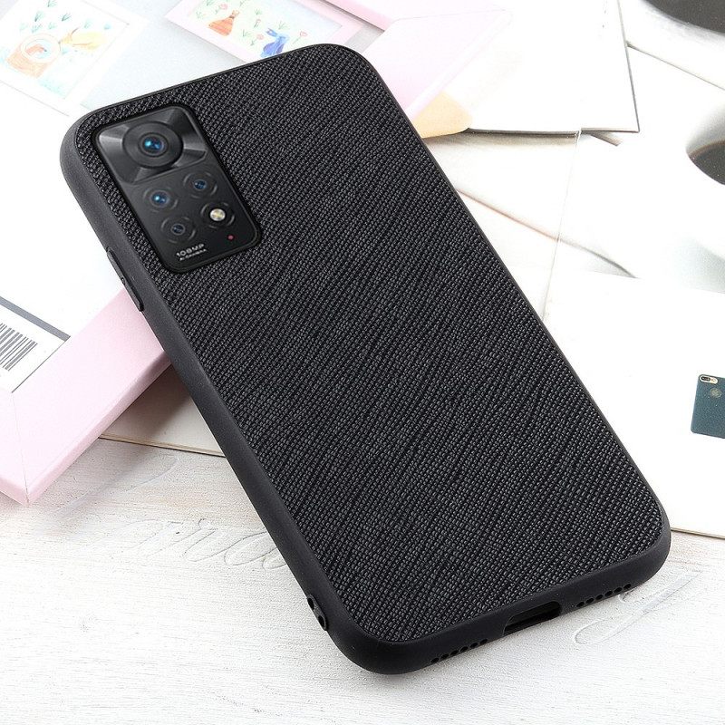 Case Xiaomi Redmi Note 11 Pro 4G / 5G Aito Kuvioitu Nahka