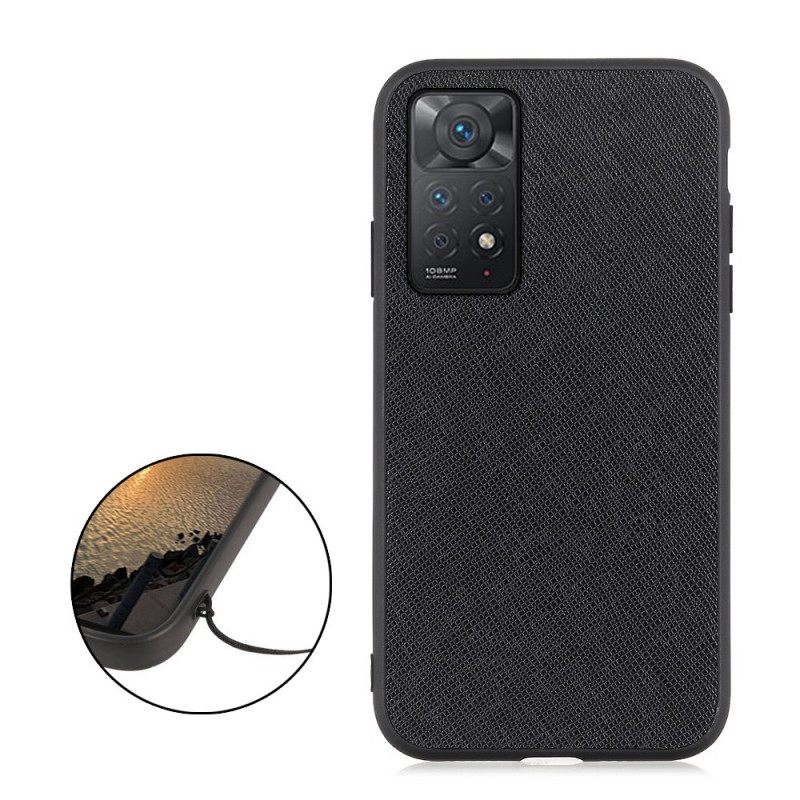 Case Xiaomi Redmi Note 11 Pro 4G / 5G Aito Kuvioitu Nahka