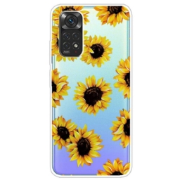 Case Xiaomi Redmi Note 11 Pro 4G / 5G Auringonkukat