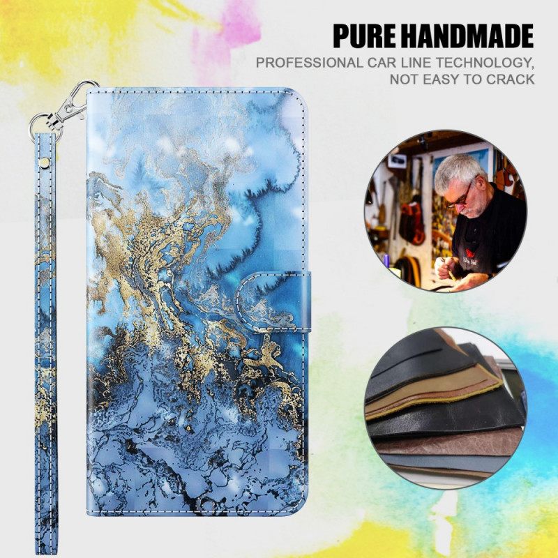 Flip Case Xiaomi Redmi Note 11 Pro 4G / 5G Marble Design Kaulanauhalla