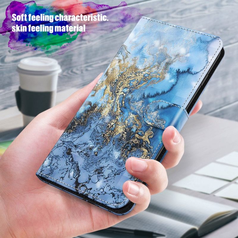 Flip Case Xiaomi Redmi Note 11 Pro 4G / 5G Marble Design Kaulanauhalla