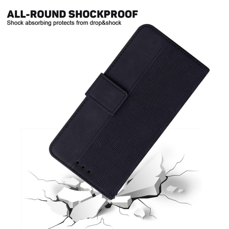 Flip Case Xiaomi Redmi Note 11 Pro 4G / 5G Suojaketju Kuori Strappy Pattern