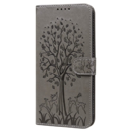 Flip Case Xiaomi Redmi Note 11 Pro 4G / 5G Tree And Deer