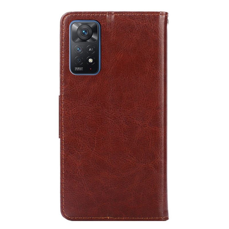 Kotelot Xiaomi Redmi Note 11 Pro 4G / 5G Faux Leather Retro