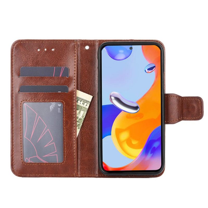 Kotelot Xiaomi Redmi Note 11 Pro 4G / 5G Faux Leather Retro