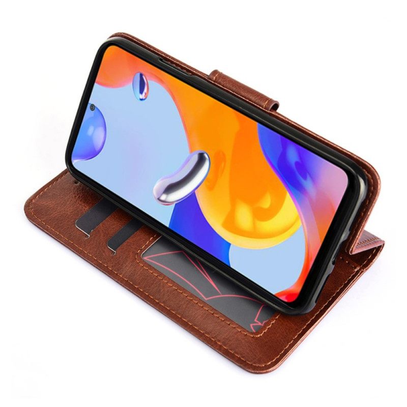 Kotelot Xiaomi Redmi Note 11 Pro 4G / 5G Faux Leather Retro