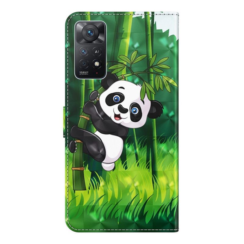 Kotelot Xiaomi Redmi Note 11 Pro 4G / 5G Panda Ja Bamboo