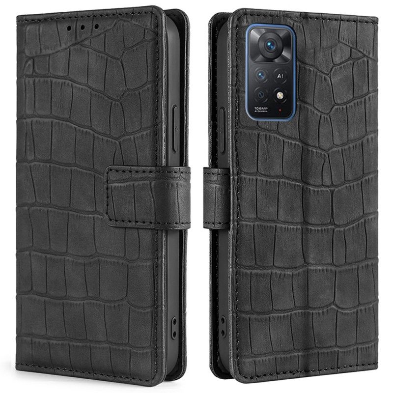 Kotelot Xiaomi Redmi Note 11 Pro 4G / 5G Skin-touch Crocodile