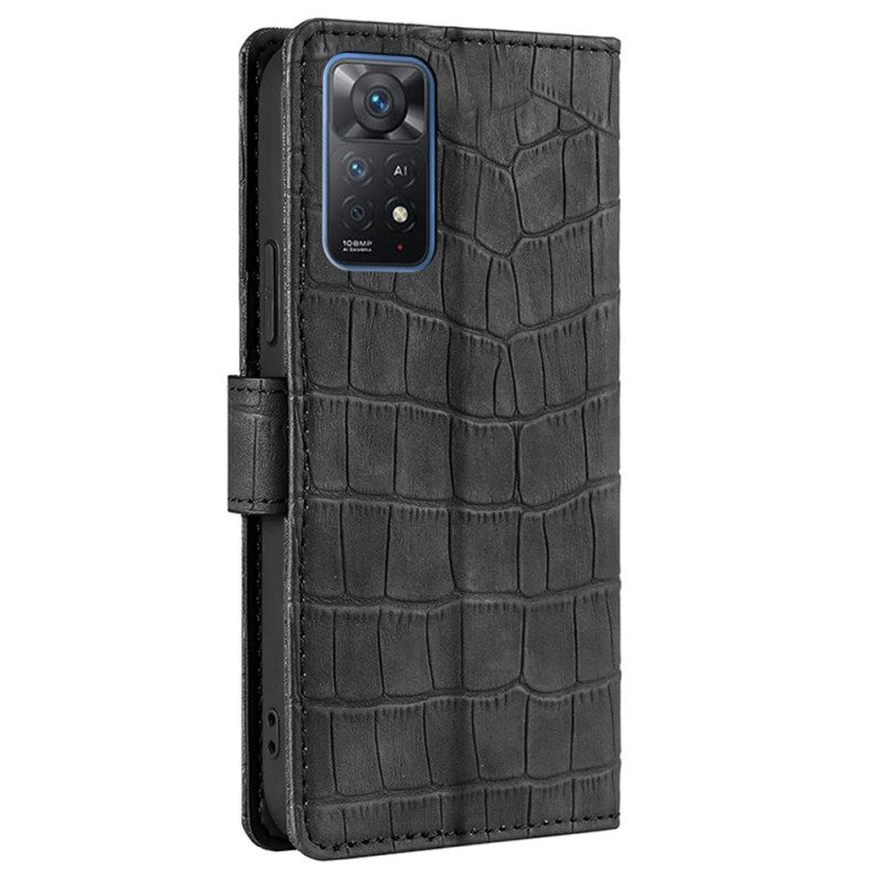 Kotelot Xiaomi Redmi Note 11 Pro 4G / 5G Skin-touch Crocodile