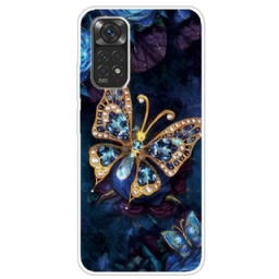 Kuori Xiaomi Redmi Note 11 Pro 4G / 5G Golden Butterfly