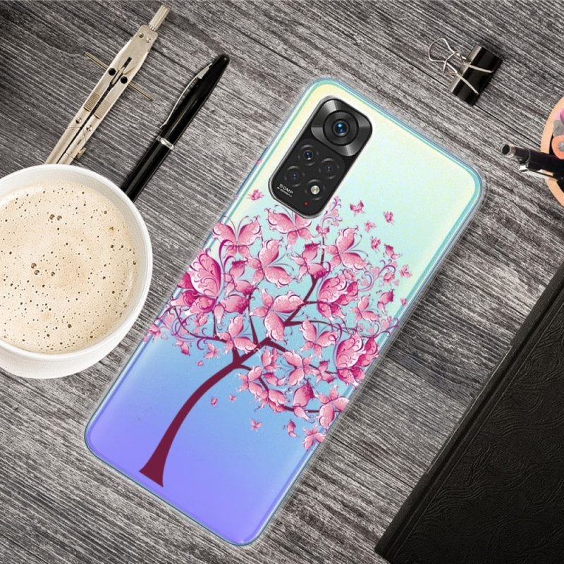 Kuori Xiaomi Redmi Note 11 Pro 4G / 5G Pink Tree Top