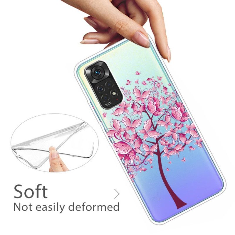 Kuori Xiaomi Redmi Note 11 Pro 4G / 5G Pink Tree Top