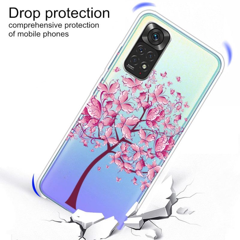 Kuori Xiaomi Redmi Note 11 Pro 4G / 5G Pink Tree Top