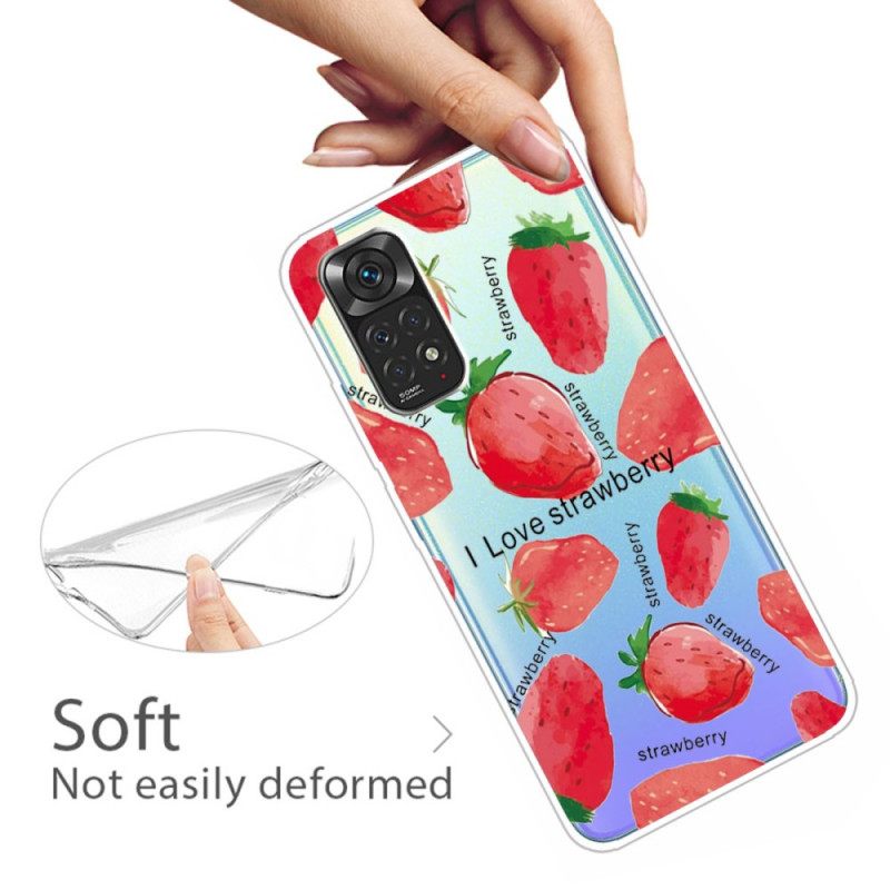 Kuori Xiaomi Redmi Note 11 Pro 4G / 5G Strawberries / I Love Strawberry