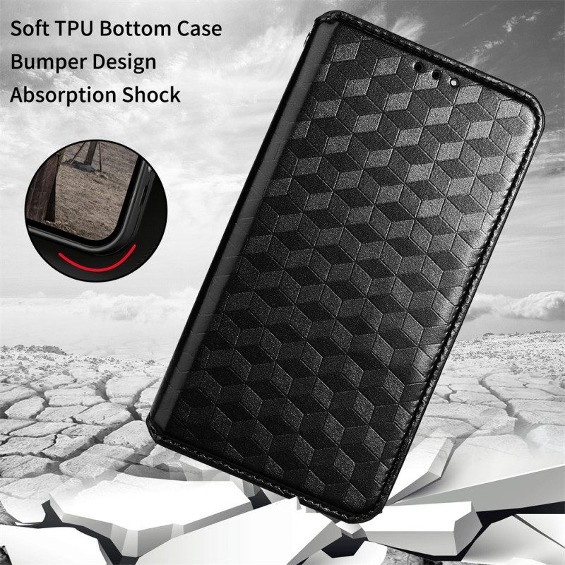 Puhelinkuoret Xiaomi Redmi Note 11 Pro 4G / 5G Kotelot Flip 3d Diamond Leather Effect