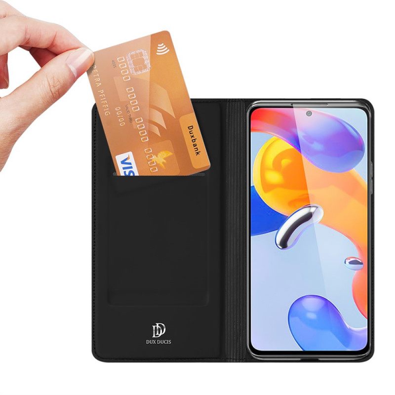 Puhelinkuoret Xiaomi Redmi Note 11 Pro 4G / 5G Kotelot Flip Skin Pro Dux Ducis