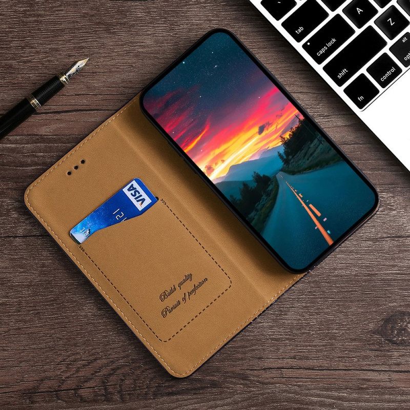 Puhelinkuoret Xiaomi Redmi Note 11 Pro 4G / 5G Kotelot Flip Textured Leather Effect