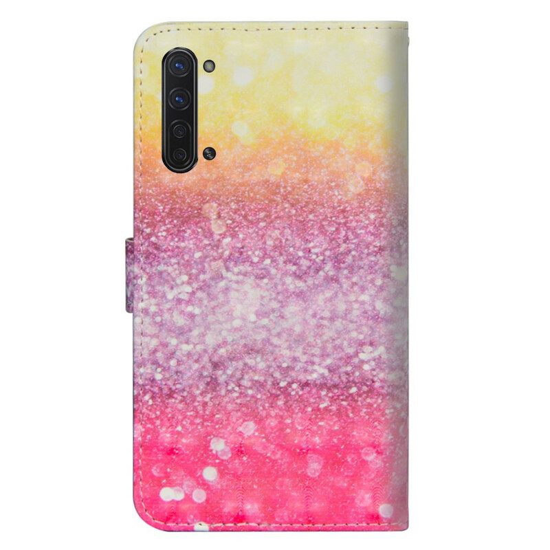 Kotelot Oppo Find X2 Lite Magenta Glitter Gradient