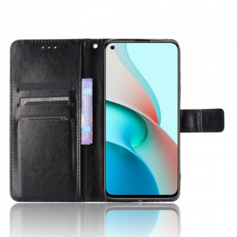 Flip Case Xiaomi Redmi Note 9 5G / 9T 5G Keinonahka Näyttävä