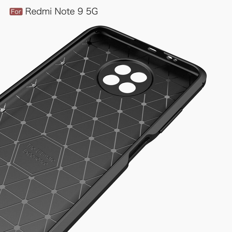 Kuori Xiaomi Redmi Note 9 5G / 9T 5G Harjattu Hiilikuitu