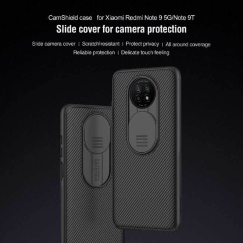 Kuori Xiaomi Redmi Note 9 5G / 9T 5G Nillkin Camshield Sarja