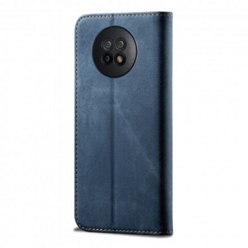 Puhelinkuoret Xiaomi Redmi Note 9 5G / 9T 5G Kotelot Flip Denim Kangas