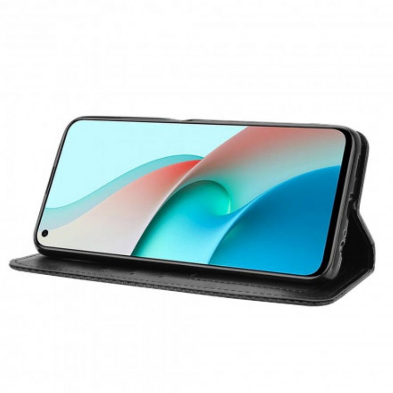 Puhelinkuoret Xiaomi Redmi Note 9 5G / 9T 5G Kotelot Flip Tyylitelty Nahkaefekti