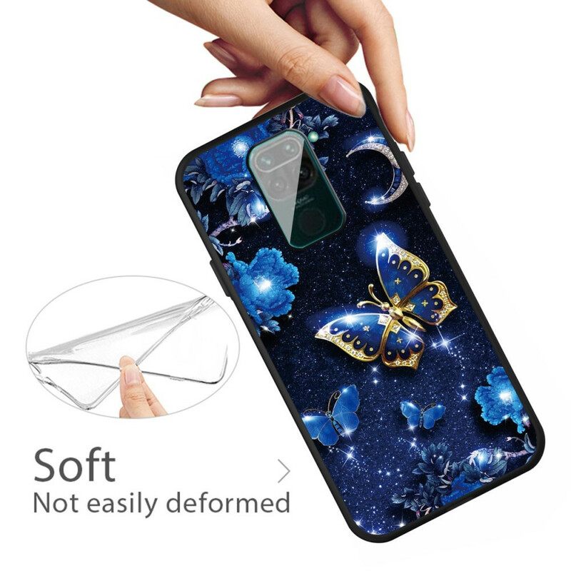 Case Xiaomi Redmi Note 9 Golden Butterfly