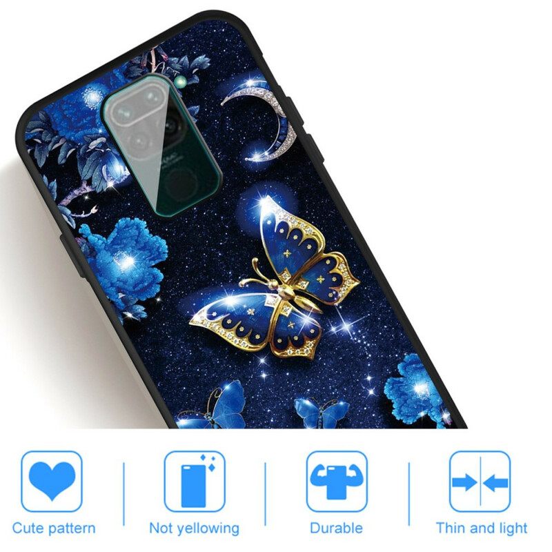 Case Xiaomi Redmi Note 9 Golden Butterfly